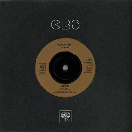 Adam Ant Strip - Inj 7" vinyl single (7 inch record / 45) UK A~A07ST583123