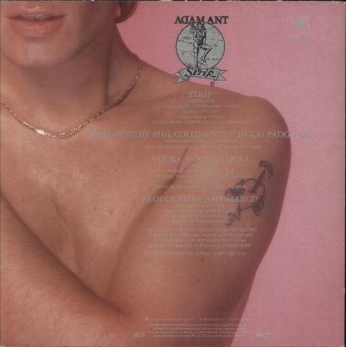 Adam Ant Strip - Poster Sleeve 7" vinyl single (7 inch record / 45) UK A~A07ST102352