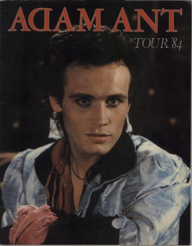Adam Ant Tour '84 tour programme US A~ATRTO150271
