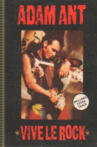 Adam Ant Vive Le Rock cassette album UK A~ACLVI657558