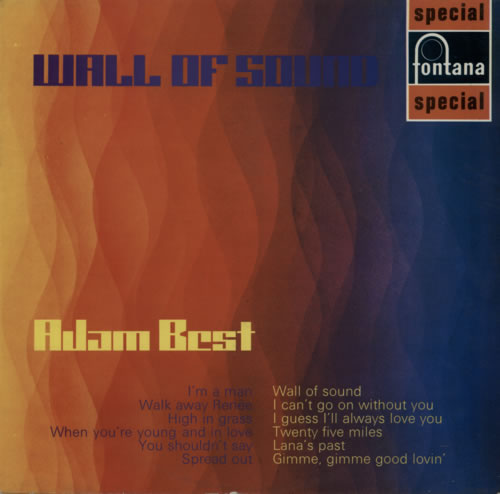 Adam Best Wall Of Sound vinyl LP album (LP record) UK A89LPWA593141