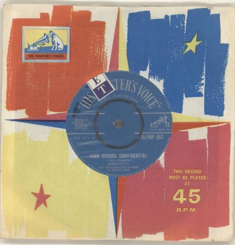 Adam Faith High School Confidential 7" vinyl single (7 inch record / 45) UK ADF07HI696276