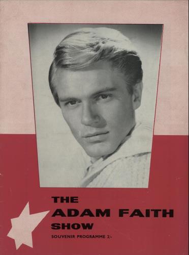 Adam Faith The Adam Faith Show Souvenir Programme tour programme UK ADFTRTH645988