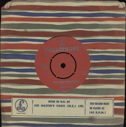 Adam Faith The Time Has Come 7" vinyl single (7 inch record / 45) New Zealand ADF07TH677777