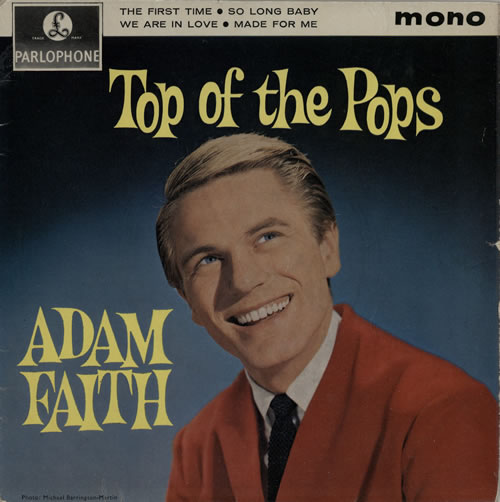Adam Faith Top Of The Pops EP 7" vinyl single (7 inch record / 45) UK ADF07TO577511