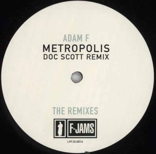 Adam F Metropolis / Dirty Harry (Remixes) 12" vinyl single (12 inch record / Maxi-single) UK A.F12ME825258