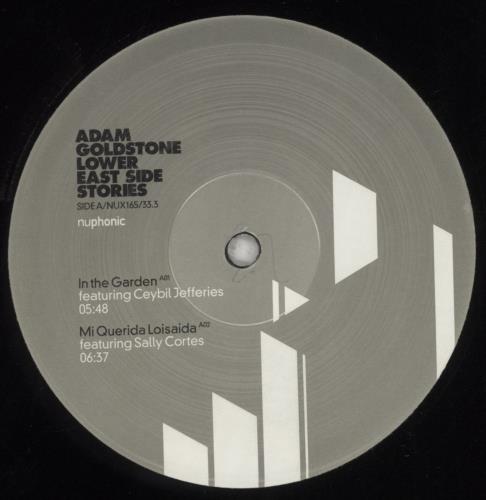 Adam Goldstone Lower East Side Stories 2-LP vinyl record set (Double LP Album) UK A6B2LLO854653