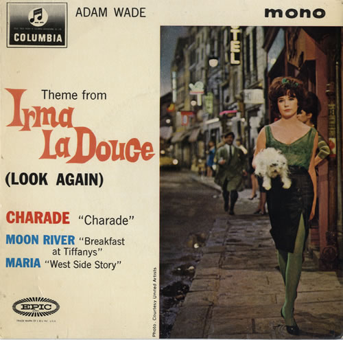 Adam Wade Four Film Songs EP 7" vinyl single (7 inch record / 45) UK 1AW07FO548678