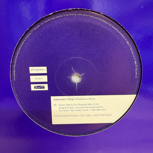 Adamski Intravenous Venus - Club Mixes 10" vinyl single (10 inch record) UK SKI10IN122996