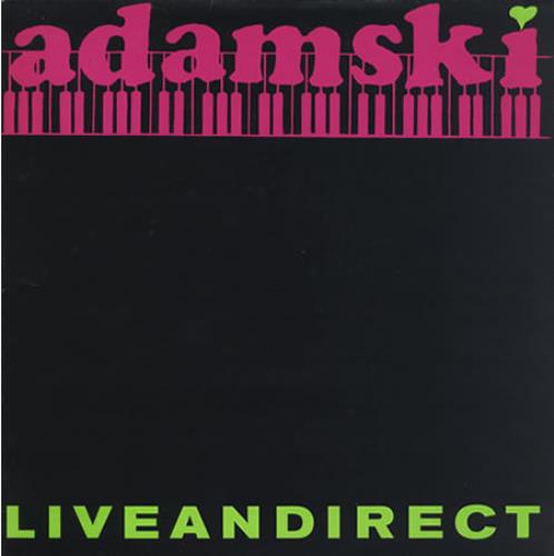 Adamski Liveandirect vinyl LP album (LP record) UK SKILPLI394968
