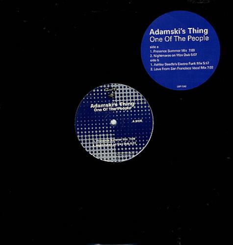 Adamski One Of The People 12" vinyl single (12 inch record / Maxi-single) UK SKI12ON114454