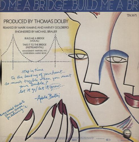 Adele Bertei Build Me A Bridge 12" vinyl single (12 inch record / Maxi-single) UK AYZ12BU858408