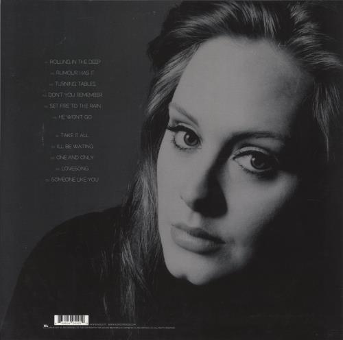 Adele 21 (Twenty One) vinyl LP album (LP record) UK AYXLPTW579009