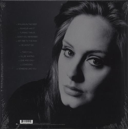 Adele 21 (Twenty One) vinyl LP album (LP record) UK AYXLPTW894675