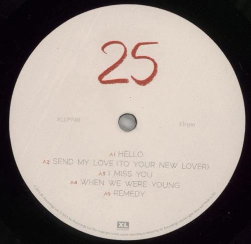 Adele 25 (Twenty Five) - Title Stickered Shrink vinyl LP album (LP record) UK AYXLPTW783572