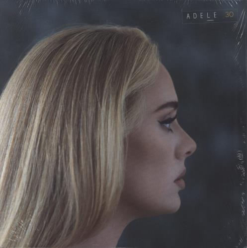 Adele 30 - Black Vinyl + Shrink 2-LP vinyl record set (Double LP Album) UK AYX2LBL815087