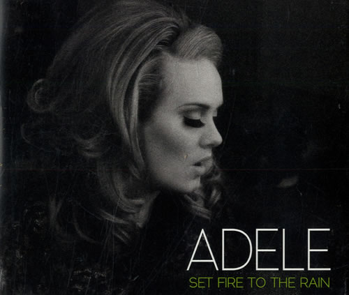 Adele Set Fire To The Rain CD-R acetate US AYXCRSE557194