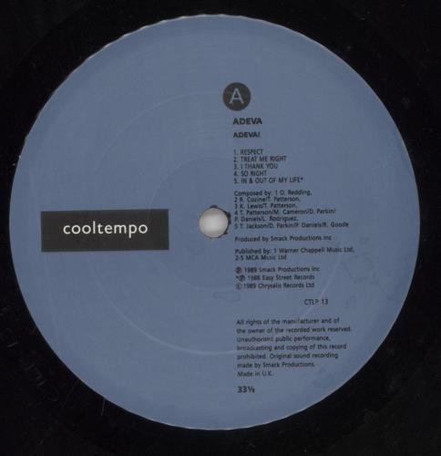 Adeva Adeva! - Hype Stickered vinyl LP album (LP record) UK ADVLPAD261310