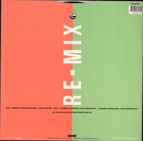 Adeva Warning! 12" vinyl single (12 inch record / Maxi-single) UK ADV12WA779351