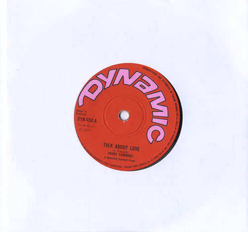 Adina Edwards Talk About Love 7" vinyl single (7 inch record / 45) UK AQE07TA565338