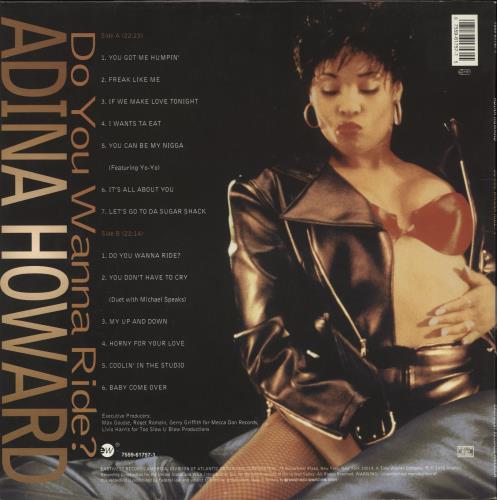 Adina Howard Do You Wanna Ride? vinyl LP album (LP record) German Y6XLPDO710791