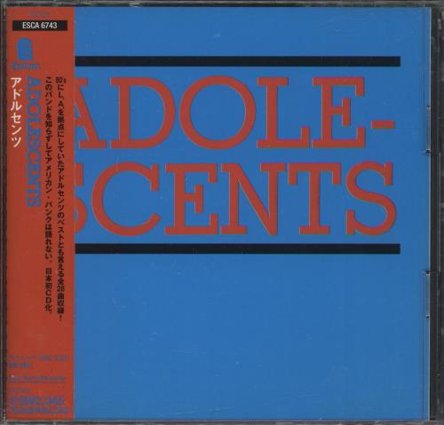 Adolescents Adolescents + Obi CD album (CDLP) Japanese AJHCDAD728221