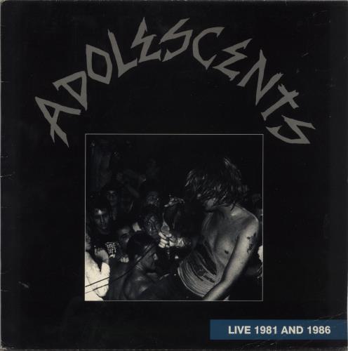 Adolescents Live 1981 And 1986 - White Vinyl vinyl LP album (LP record) US AJHLPLI866598
