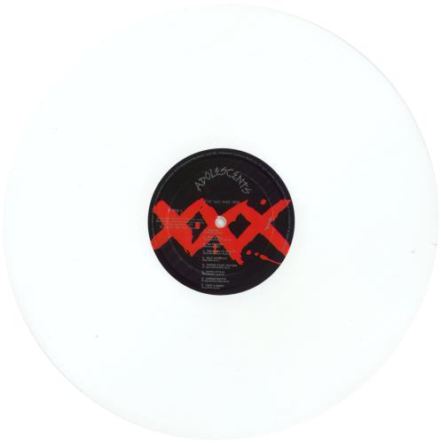 Adolescents Live 1981 And 1986 - White Vinyl vinyl LP album (LP record) US AJHLPLI866598