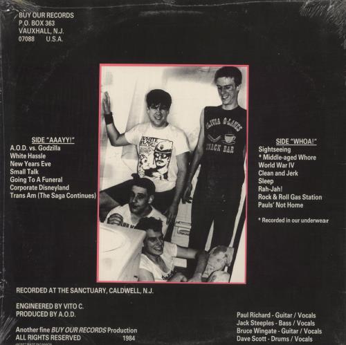 Adrenalin O.D The Wacky Hi-Jinks Of vinyl LP album (LP record) US A9SLPTH596079