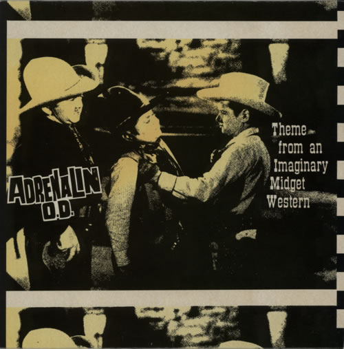 Adrenalin O.D Theme From An Imaginary Midget Western 10" vinyl single (10 inch record) French A9S10TH608770