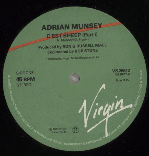 Adrian Munsey C'est Sheep 12" vinyl single (12 inch record / Maxi-single) UK 7V312CE880966