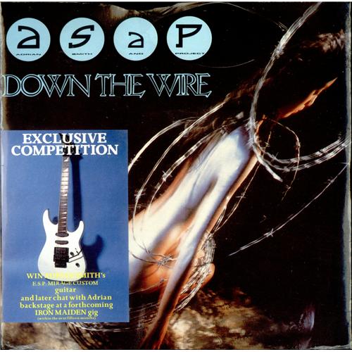 Adrian Smith And Project Down The Wire 7" vinyl single (7 inch record / 45) UK ASP07DO156979
