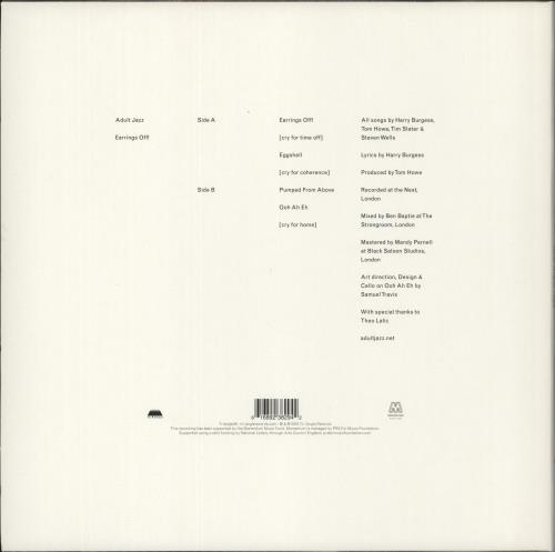 Adult Jazz Earrings Off! vinyl LP album (LP record) UK 9G2LPEA865230