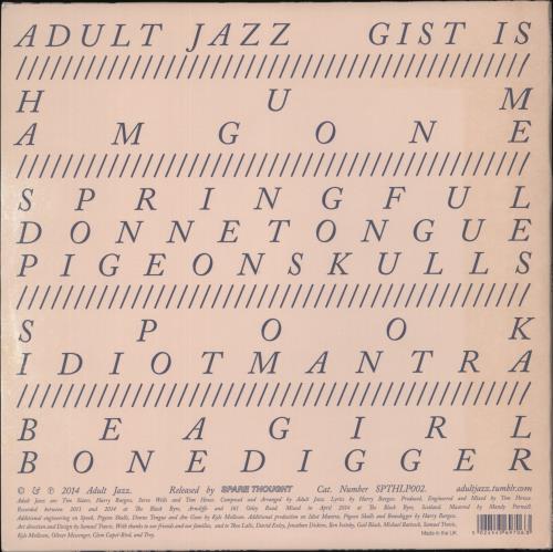 Adult Jazz Gist Is - VG 2-LP vinyl record set (Double LP Album) UK 9G22LGI865233