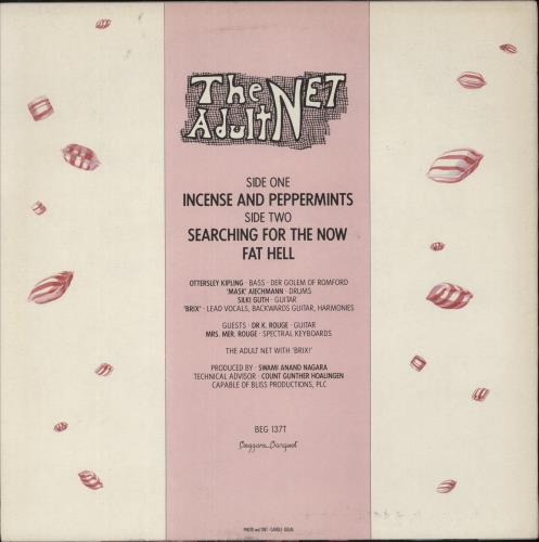 Adult Net Incense And Peppermints 12" vinyl single (12 inch record / Maxi-single) UK ADN12IN285043