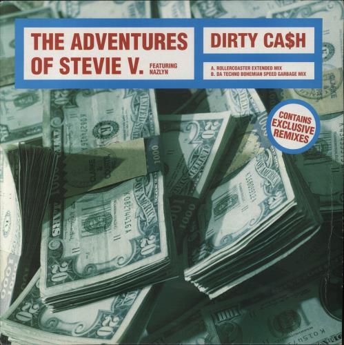 Adventures Of Stevie V. Dirty Ca$h 12" vinyl single (12 inch record / Maxi-single) UK 9E112DI861297