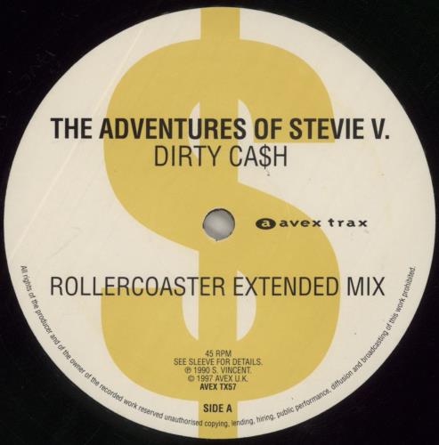 Adventures Of Stevie V. Dirty Ca$h 12" vinyl single (12 inch record / Maxi-single) UK 9E112DI861297