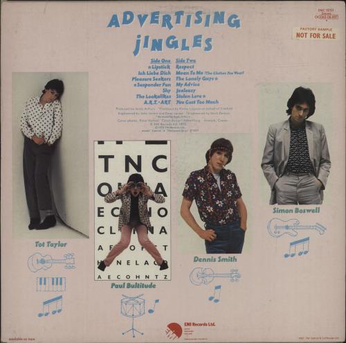 Advertising Advertising Jingles - Factory Sample vinyl LP album (LP record) UK A90LPAD678985