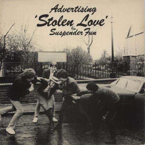Advertising Stolen Love - Factory Sample 7" vinyl single (7 inch record / 45) UK A9007ST883183