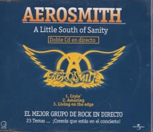 Aerosmith A Little South Of Sanity CD single (CD5 / 5") Spanish AERC5AL125581