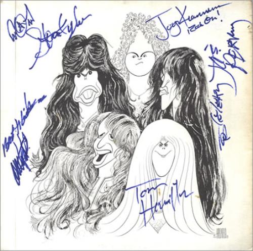 Aerosmith Aerosmith - Autographed! vinyl LP album (LP record) US AERLPAE398294