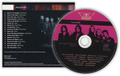 Aerosmith Aerosmith Publishing Sampler CD album (CDLP) US AERCDAE387923
