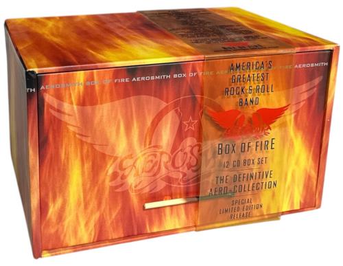 Aerosmith Box Of Fire CD Album Box Set UK AERDXBO885098