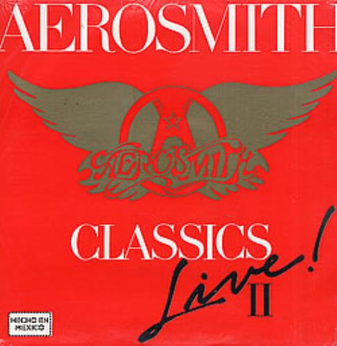 Aerosmith Classics Live! II vinyl LP album (LP record) Mexican AERLPCL254251
