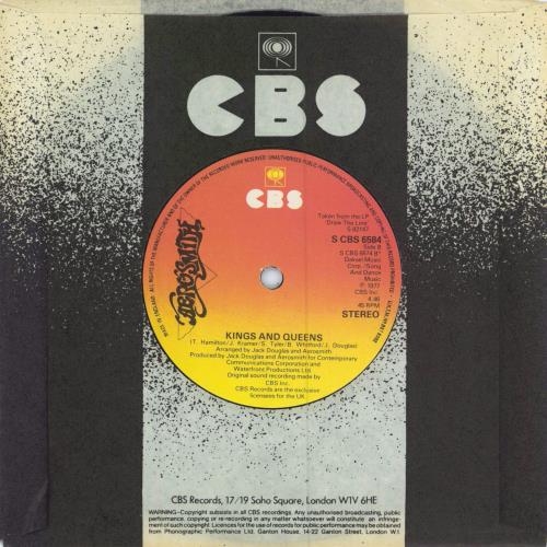 Aerosmith Come Together 7" vinyl single (7 inch record / 45) UK AER07CO782628