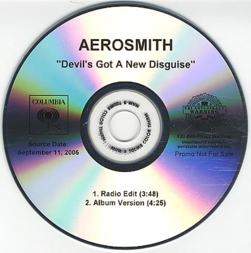 Aerosmith Devil's Got A New Disguise CD-R acetate US AERCRDE382019