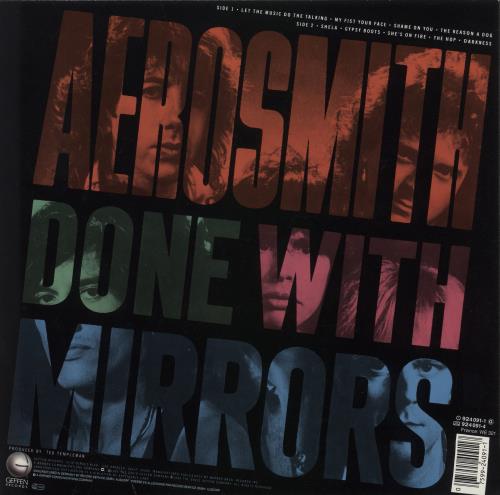 Aerosmith Done With Mirrors vinyl LP album (LP record) UK AERLPDO447393