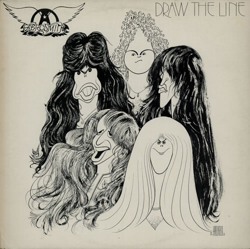 Aerosmith Draw The Line vinyl LP album (LP record) UK AERLPDR577700