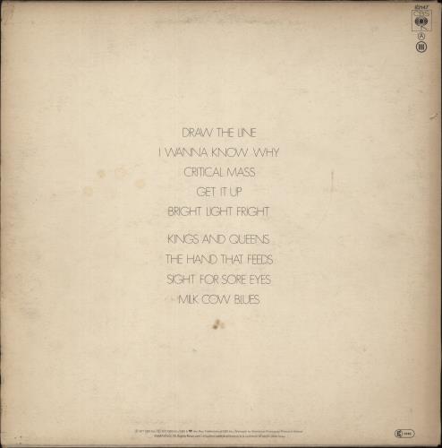 Aerosmith Draw The Line vinyl LP album (LP record) UK AERLPDR577700