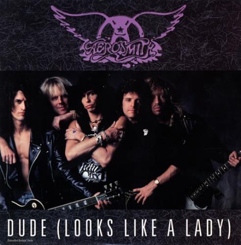 Aerosmith Dude Looks Like A Lady 12" vinyl single (12 inch record / Maxi-single) UK AER12DU51647